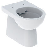 Inodoro al suelo serie Geberit Selnova, adosado a la pared, desagüe horizontal o vertical